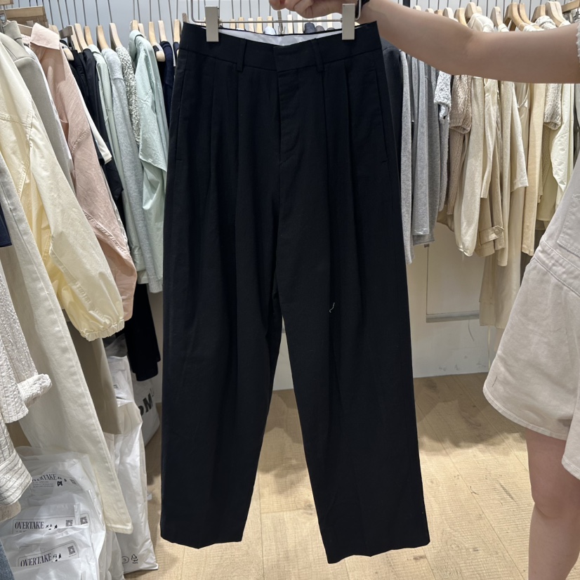 OVERTAKE東大門代購女士新款真品時尚推薦職業人氣25春夏休閑褲OVERTAKE休閑褲圖色1