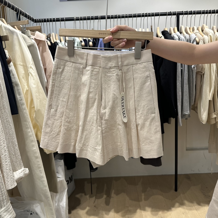 OVERTAKE東大門實拍女裝新品真品職業熱賣25春夏推薦人氣短褲OVERTAKE短褲