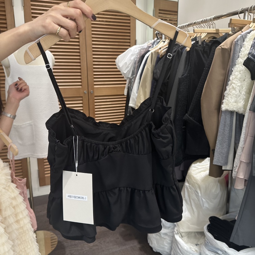 TRES BIEN東大門代購女裝新款職業熱賣推薦人氣休閑吊帶背心TRES BIEN吊帶/背心