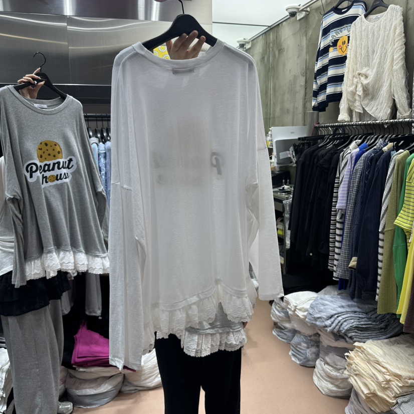 RUNWAY-런웨이東大門直郵女士新品休閑推薦真品時尚長袖T恤RUNWAY長袖T恤