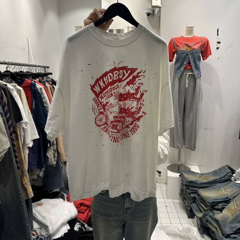 THE WEEKND韓國直郵女士新品推薦熱賣職業真品25春夏休閑T恤THE WEEKNDT恤