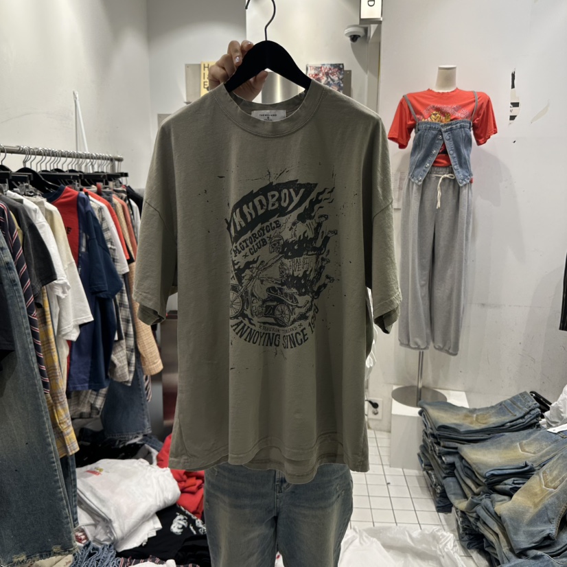THE WEEKND韓國直郵女士新品推薦熱賣職業真品25春夏休閑T恤THE WEEKNDT恤圖色2