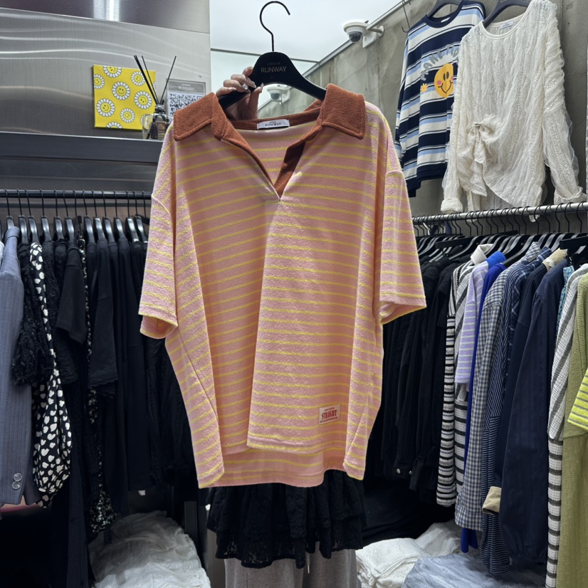 RUNWAY-런웨이東大門代購女裝新款職業25春夏熱賣推薦真品T恤RUNWAYT恤圖色4