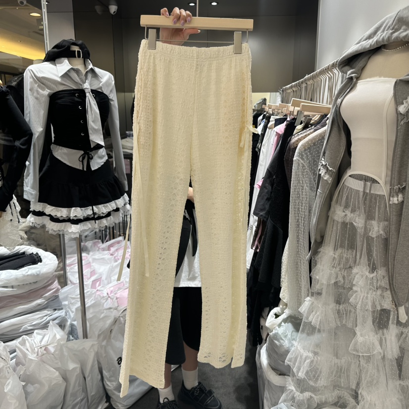 OUR MINUTE東大門直郵女士新品熱賣真品推薦人氣休閑褲蕾絲OUR MINUTE休閑褲