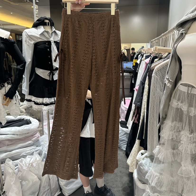 OUR MINUTE東大門直郵女士新品熱賣真品推薦人氣休閑褲蕾絲OUR MINUTE休閑褲圖色2
