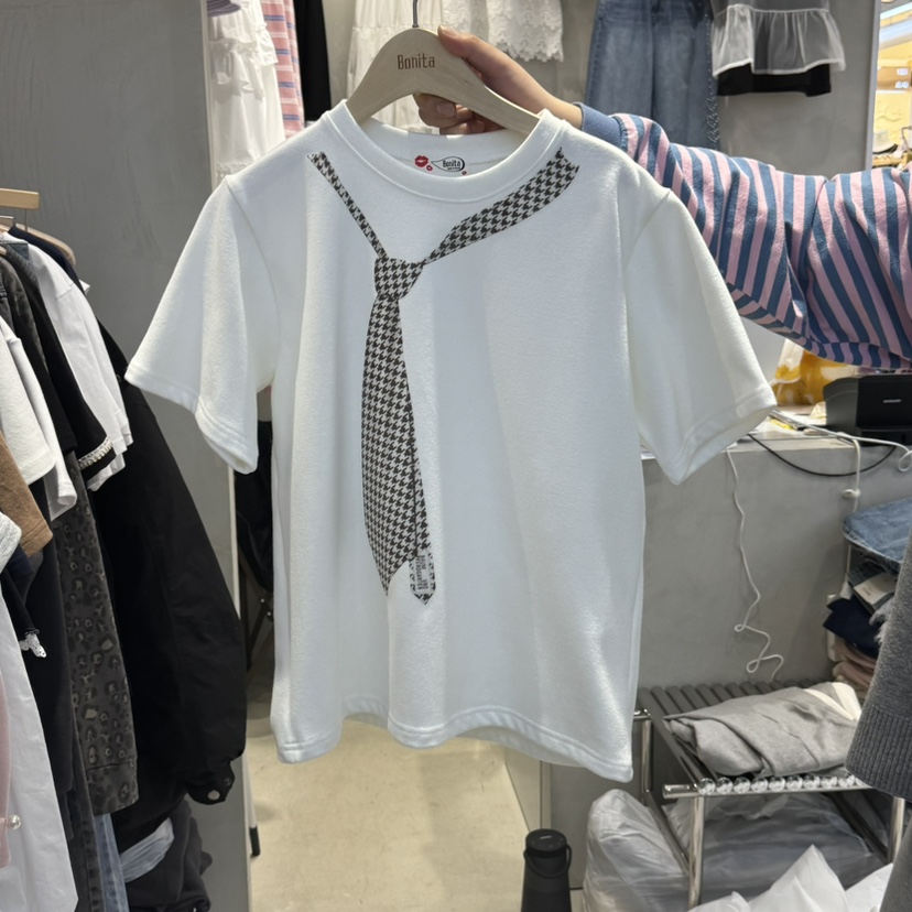 BONITA-Q東大門實拍女裝新品休閑熱賣25春夏人氣推薦真品T恤BONITA-QT恤