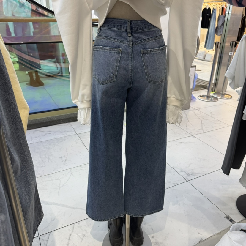 BONITA-Q韓國代購女裝新品真品休閑熱賣職業25春夏推薦牛仔褲BONITA-Q牛仔褲