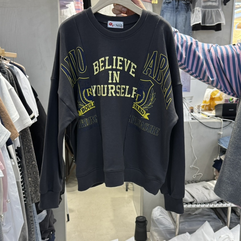 BONITA-Q東大門實拍女裝新品真品熱賣推薦25春夏休閑時尚衛衣BONITA-Q衛衣圖色2