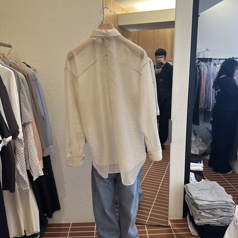 CHOI-L東大門實拍女士新款25春夏推薦職業真品熱賣襯衫蕾絲衫CHOI襯衫/蕾絲衫