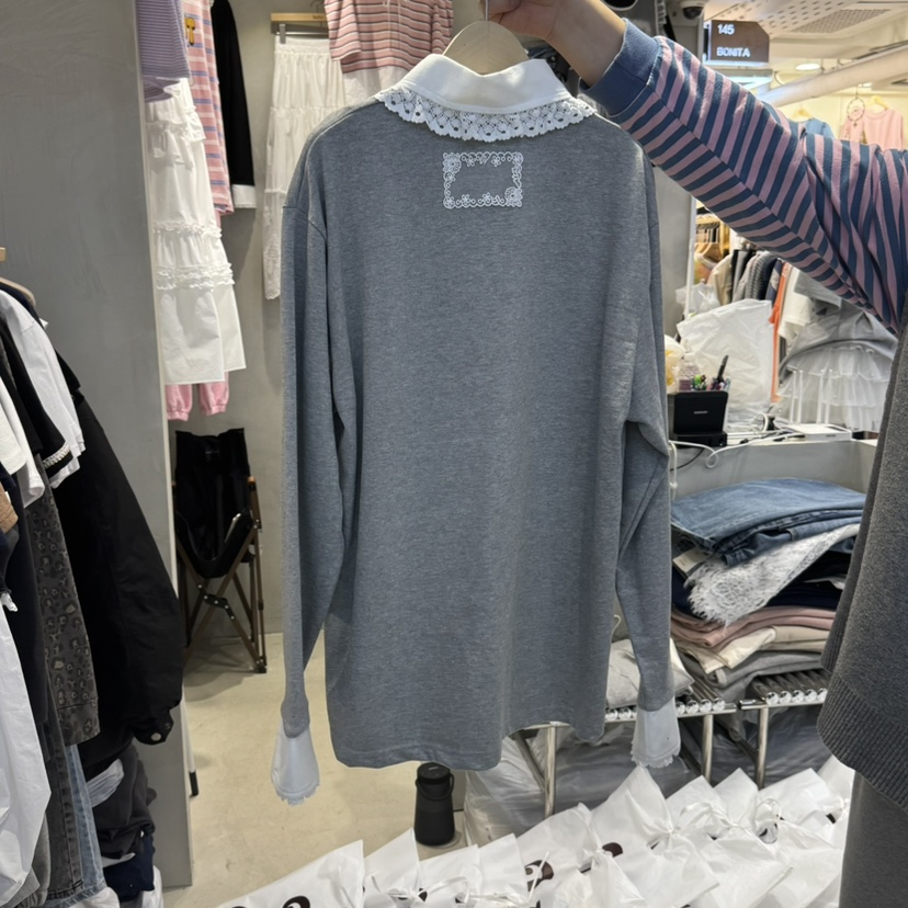 BONITA-Q東大門直郵女裝新品人氣真品熱賣休閑時尚長袖T恤BONITA-Q長袖T恤
