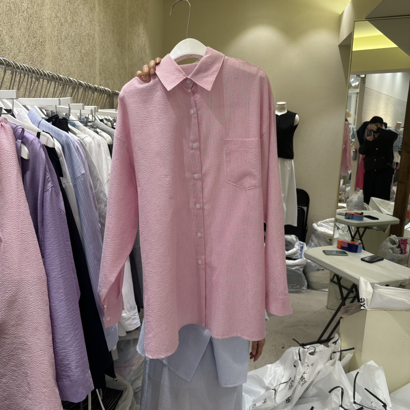 REFLAT韓國直郵女裝新款職業推薦時尚休閑人氣真品襯衫蕾絲衫REFLAT襯衫/蕾絲衫