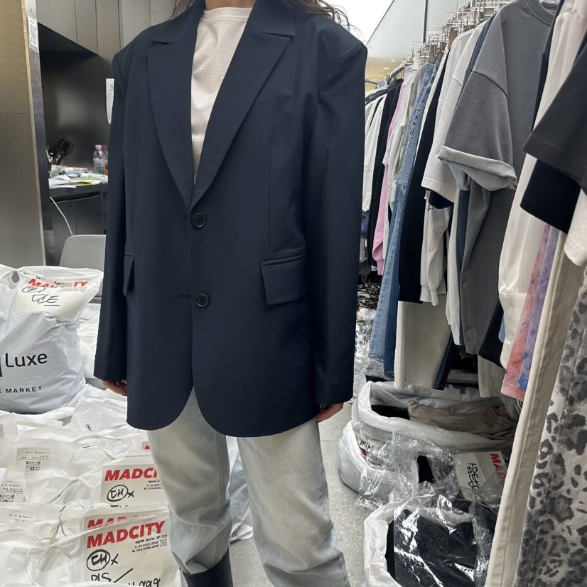 MADCITY韓國代購女裝新款休閑25春夏熱賣職業時尚人氣真品夾克MADCITY夾克圖色2