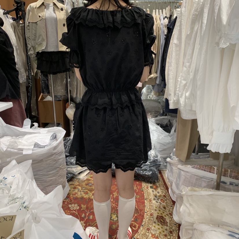 OGI韓國直郵女裝新品人氣時尚職業推薦25春夏真品襯衫蕾絲衫FLat OGI襯衫/蕾絲衫