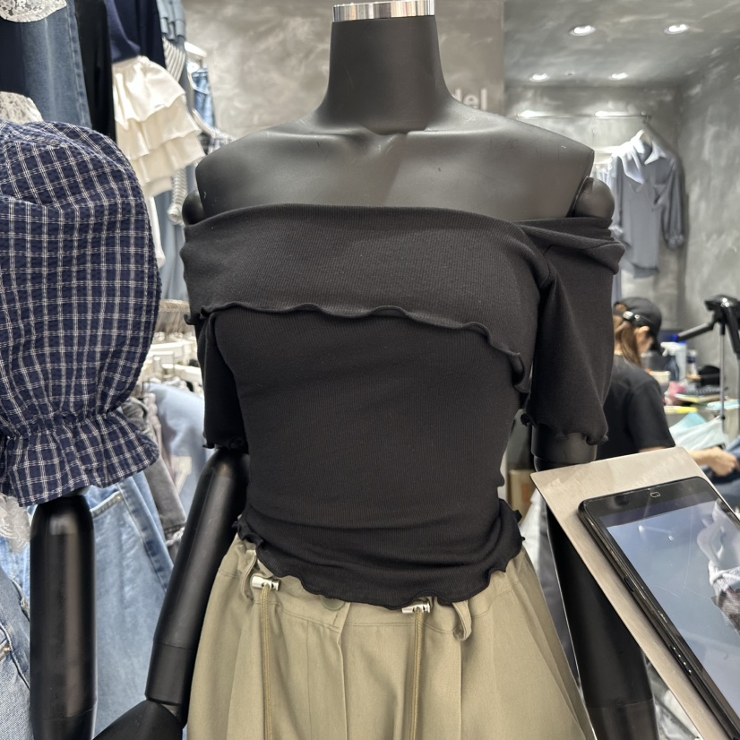 A-DEL東大門直郵女裝新品25春夏熱賣真品時尚休閑職業人氣T恤A-DELT恤圖色3