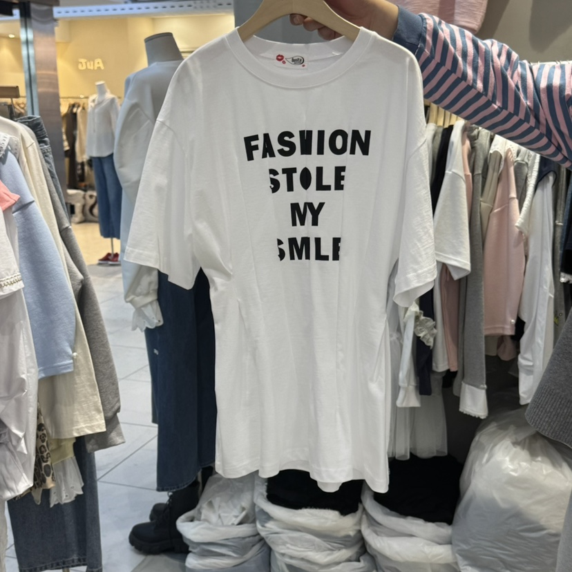 BONITA-Q東大門代購女士新品真品職業人氣時尚休閑25春夏T恤BONITA-QT恤圖色2