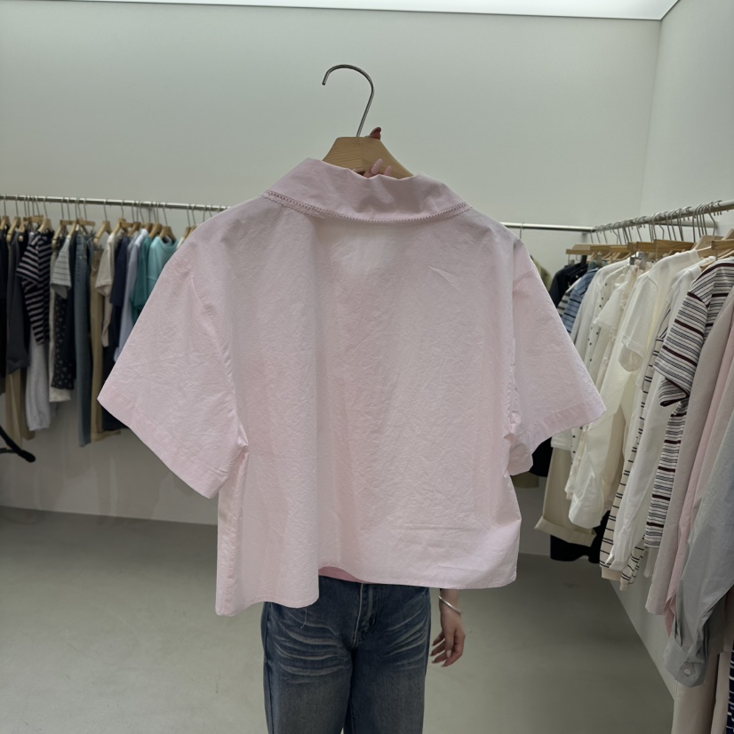 BROWNS-P韓國直郵㊣女裝新品推薦25春夏人氣休閑時尚T恤圓領BROWNS-PT恤