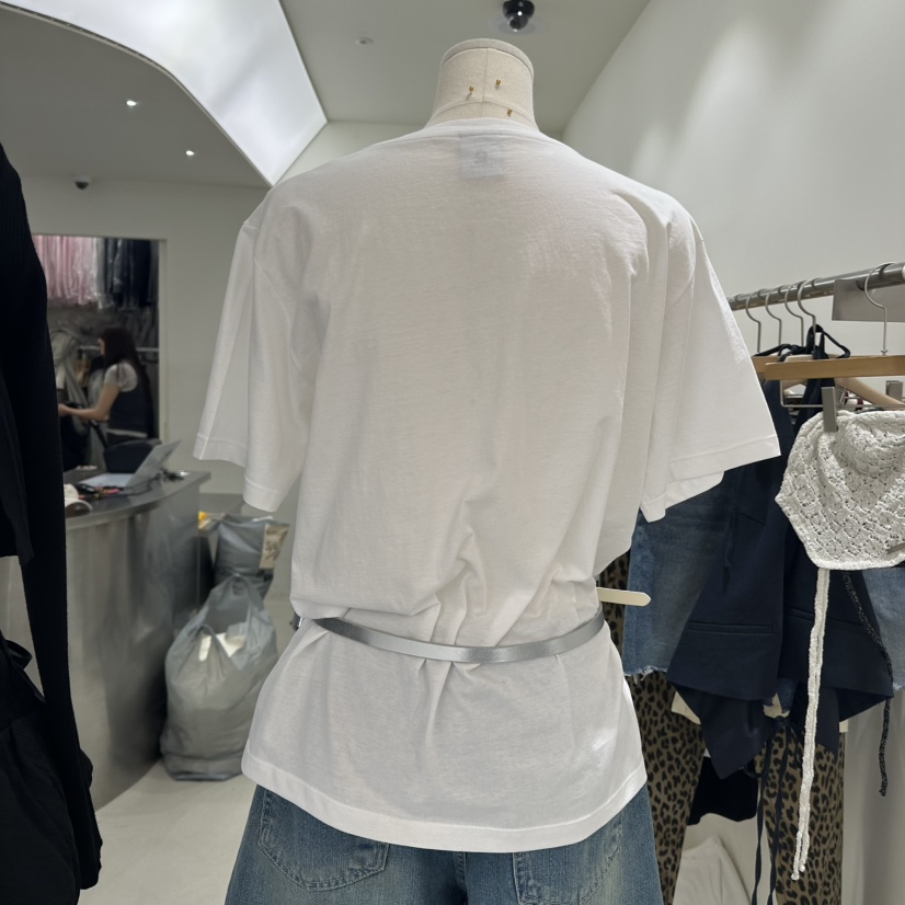 REPELLER韓國直郵㊣東大門實拍女裝新品休閑25春夏熱賣時尚T恤REPELLERT恤