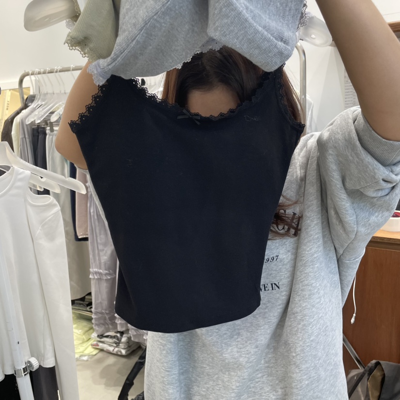 FRUIT BASKET韓國直郵㊣東大門實拍女裝新品時尚人氣吊帶背心FRUIT BASKET吊帶/背心圖色4