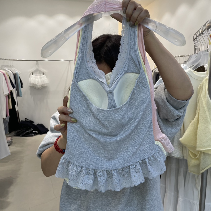 FRUIT BASKET韓國㊣直郵東大門代購女裝新品時尚人氣吊帶背心FRUIT BASKET吊帶/背心