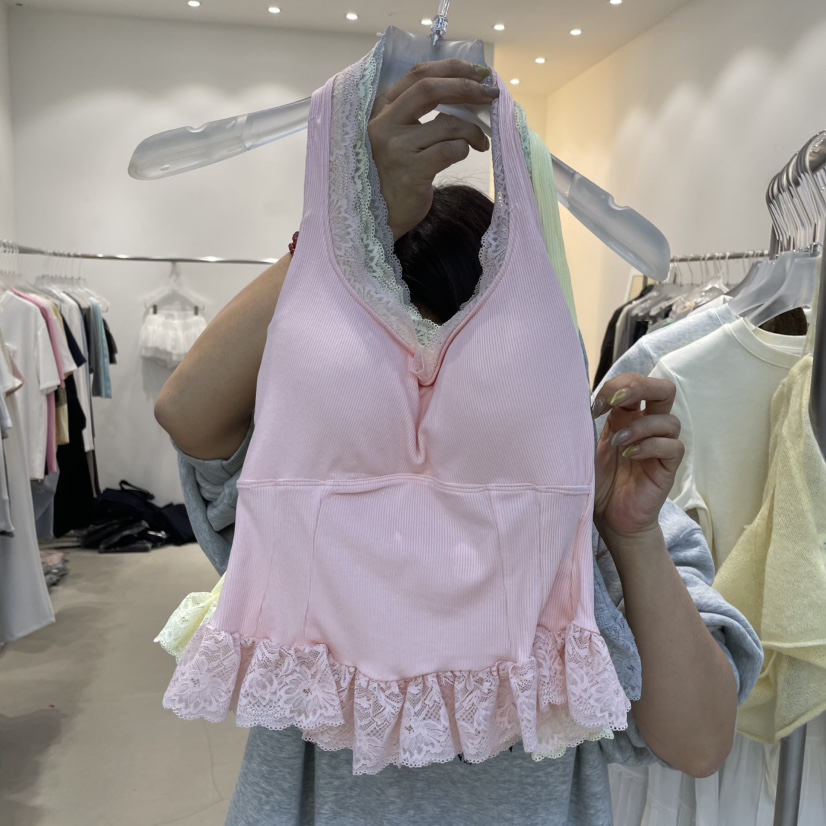 FRUIT BASKET韓國㊣直郵東大門代購女裝新品時尚人氣吊帶背心FRUIT BASKET吊帶/背心