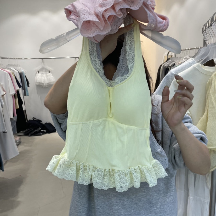 FRUIT BASKET韓國㊣直郵東大門代購女裝新品時尚人氣吊帶背心FRUIT BASKET吊帶/背心圖色2