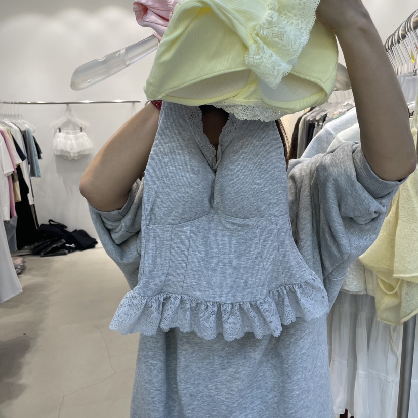 FRUIT BASKET韓國㊣直郵東大門代購女裝新品時尚人氣吊帶背心FRUIT BASKET吊帶/背心圖色3