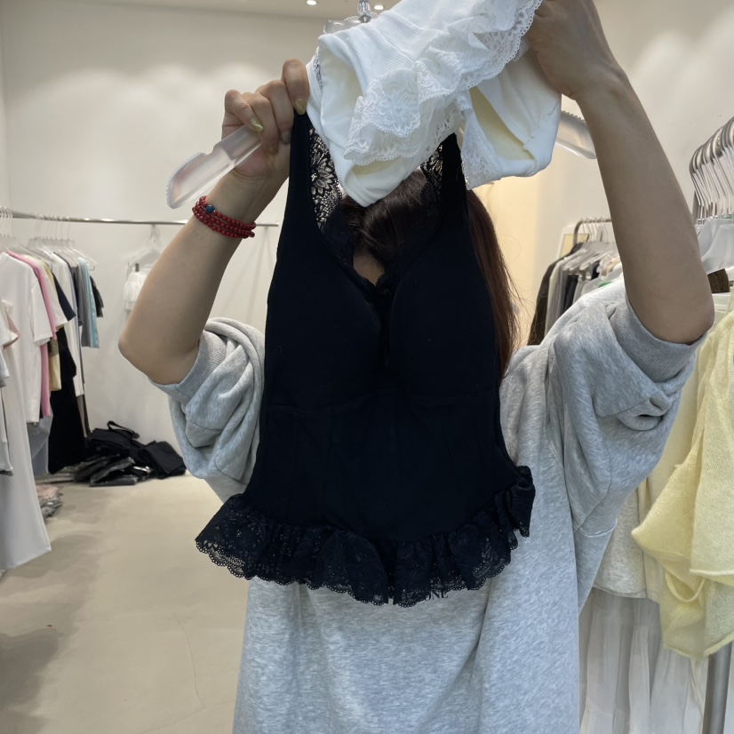 FRUIT BASKET韓國㊣直郵東大門代購女裝新品時尚人氣吊帶背心FRUIT BASKET吊帶/背心圖色5