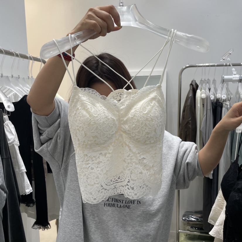 FRUIT BASKET直郵韓國代購㊣女裝新品休閑25春夏時尚吊帶背心FRUIT BASKET吊帶/背心
