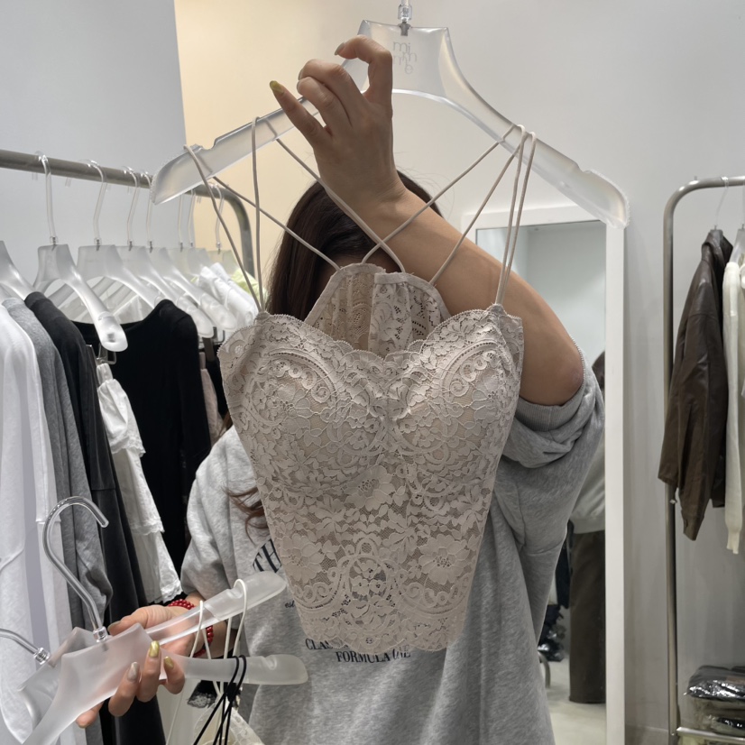 FRUIT BASKET直郵韓國代購㊣女裝新品休閑25春夏時尚吊帶背心FRUIT BASKET吊帶/背心圖色3