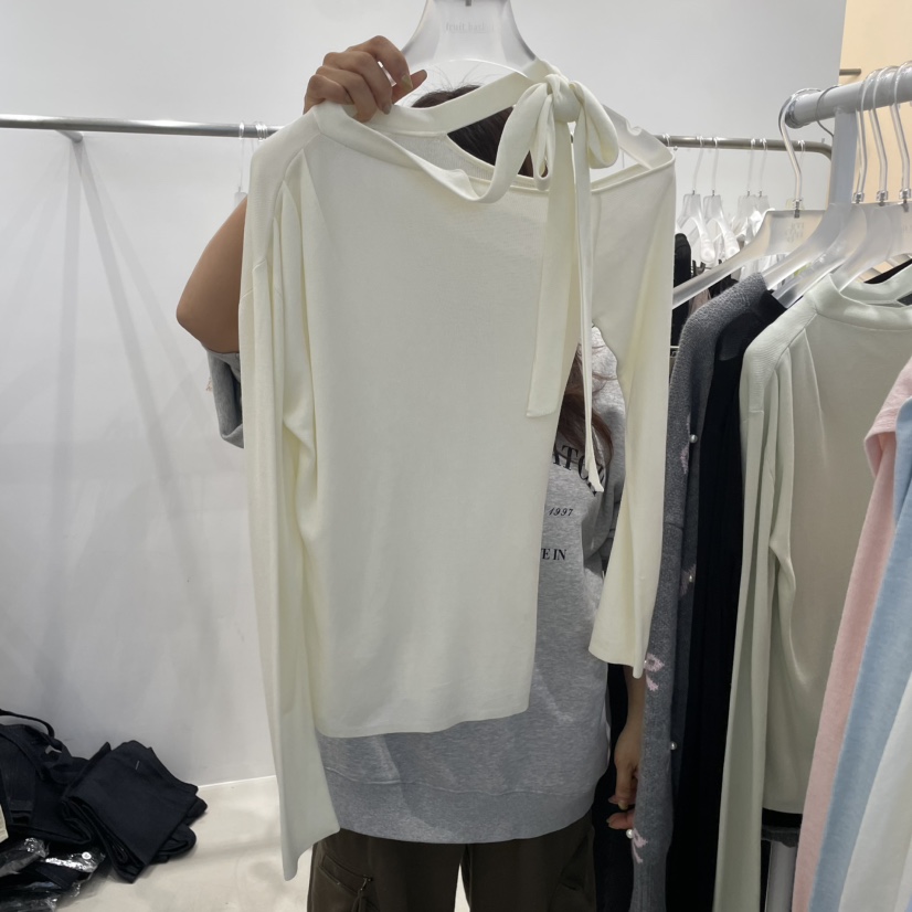 FRUIT BASKET韓國㊣直郵東大門代購女裝新品25春夏長袖T恤FRUIT BASKET長袖T恤圖色2