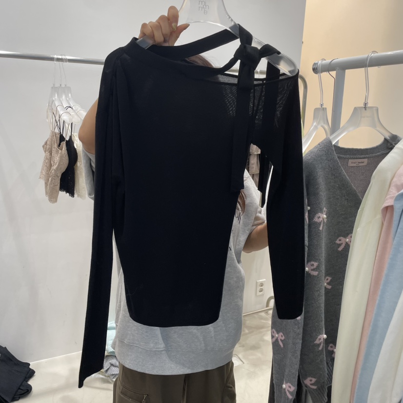 FRUIT BASKET韓國㊣直郵東大門代購女裝新品25春夏長袖T恤FRUIT BASKET長袖T恤圖色3