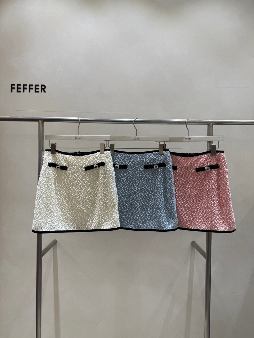 FEFFER韓國㊣直郵東大門代購女裝新品25春夏推薦職業人氣短裙FEFFER短裙