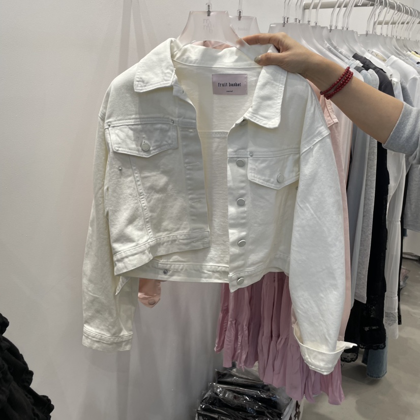 FRUIT BASKET韓國㊣直郵東大門代購女裝新品推薦25春夏夾克FRUIT BASKET夾克圖色2