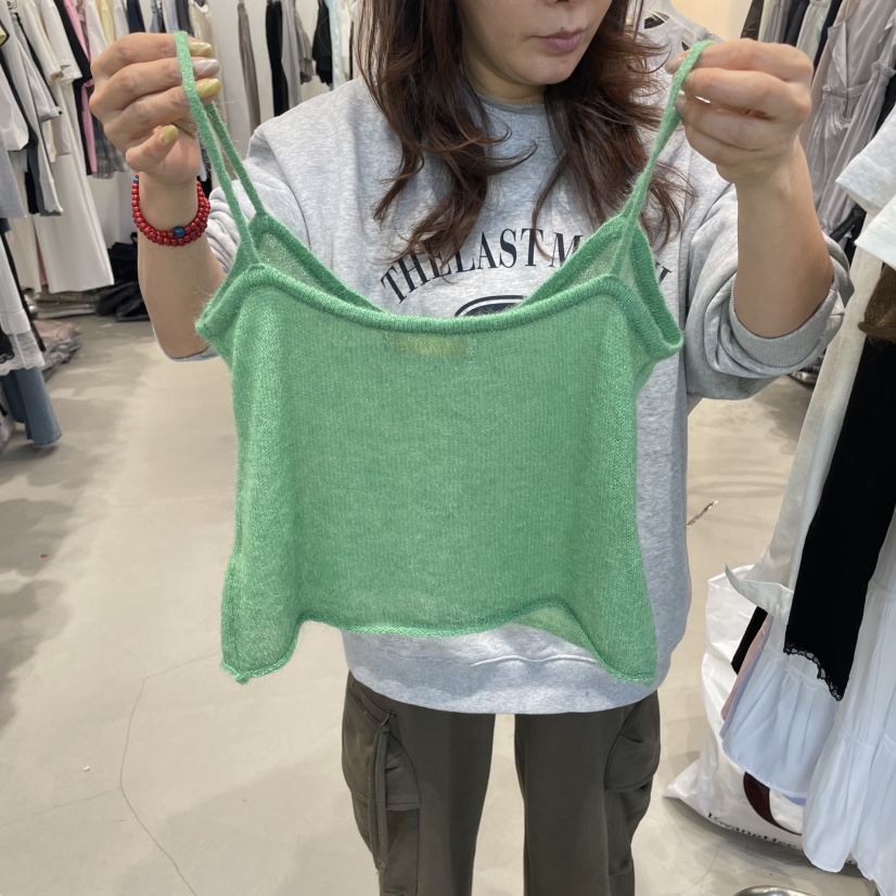 FRUIT BASKET直郵韓國代購㊣女裝新品推薦吊帶背心不含內搭FRUIT BASKET吊帶/背心