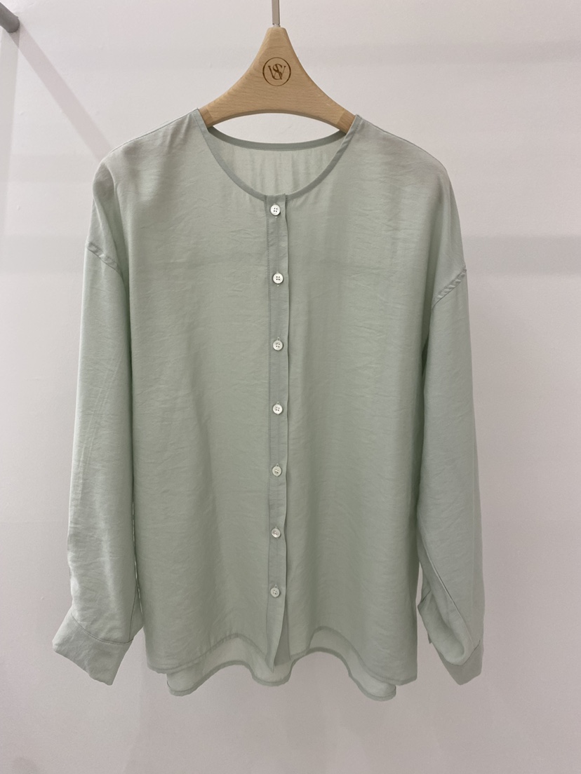 WEAUE SELVAGE直郵韓國代購㊣女裝新品休閑時尚襯衫蕾絲衫WEAUE SELVAGE襯衫/蕾絲衫圖色2