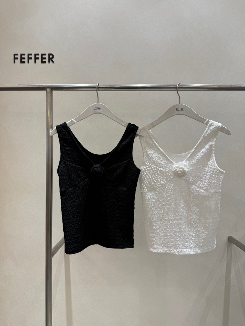 FEFFER直郵韓國代購㊣女裝新品休閑時尚熱賣推薦人氣吊帶背心FEFFER吊帶/背心
