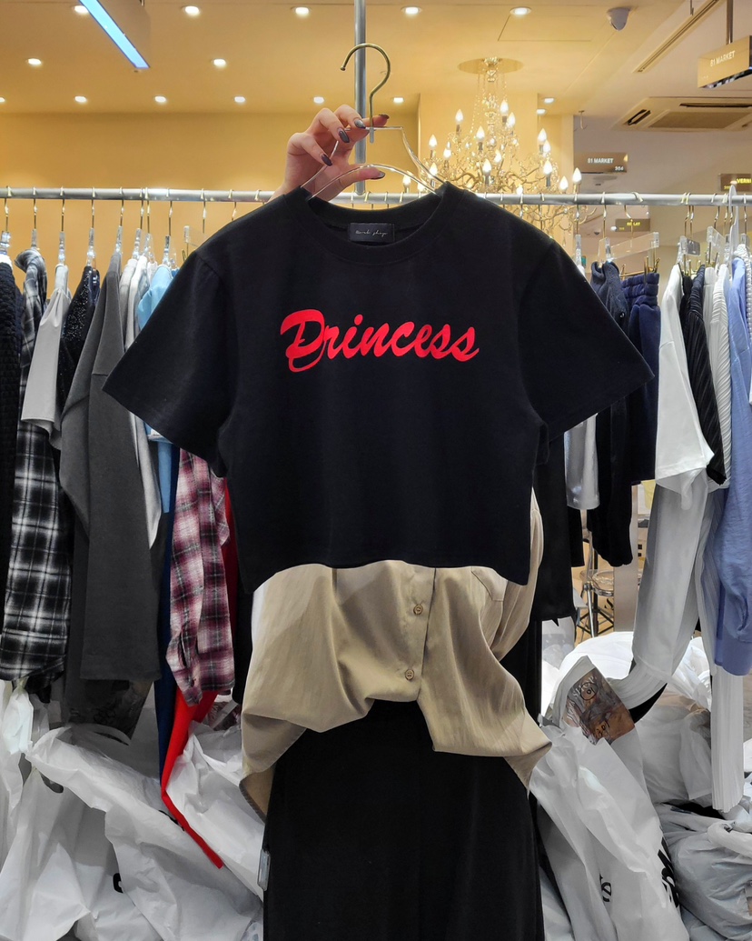 WORK SHOP韓國直郵㊣東大門實拍女裝新款時尚休閑人氣推薦T恤Work_shopT恤圖色2