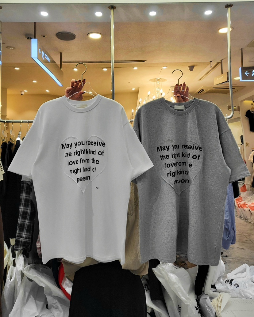 WORK SHOP韓國直郵㊣女裝新品推薦熱賣時尚人氣25春夏休閑T恤Work_shopT恤