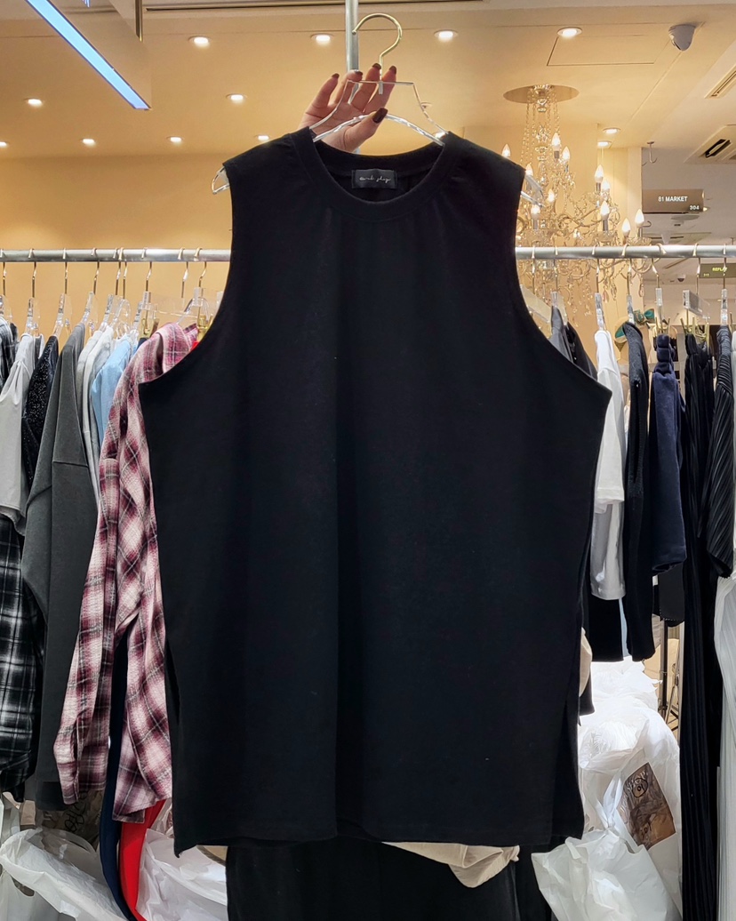 WORK SHOP韓國直郵㊣女裝新品時尚熱賣休閑職業推薦吊帶背心Work_shop吊帶/背心圖色2