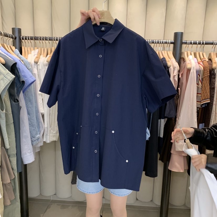 OUS/INCH-L韓國㊣直郵東大門代購女裝新品25春夏襯衫蕾絲衫OUS/INCH襯衫/蕾絲衫圖色2