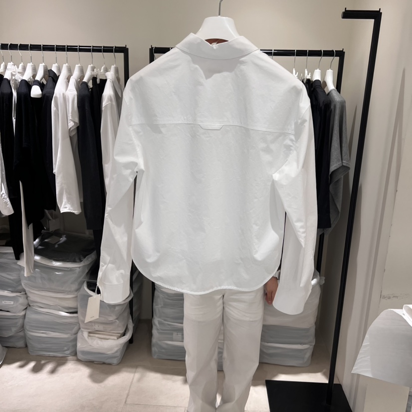 MASCULINE直郵韓國代購㊣女裝新款25春夏時尚熱賣襯衫蕾絲衫MASCULINE襯衫/蕾絲衫