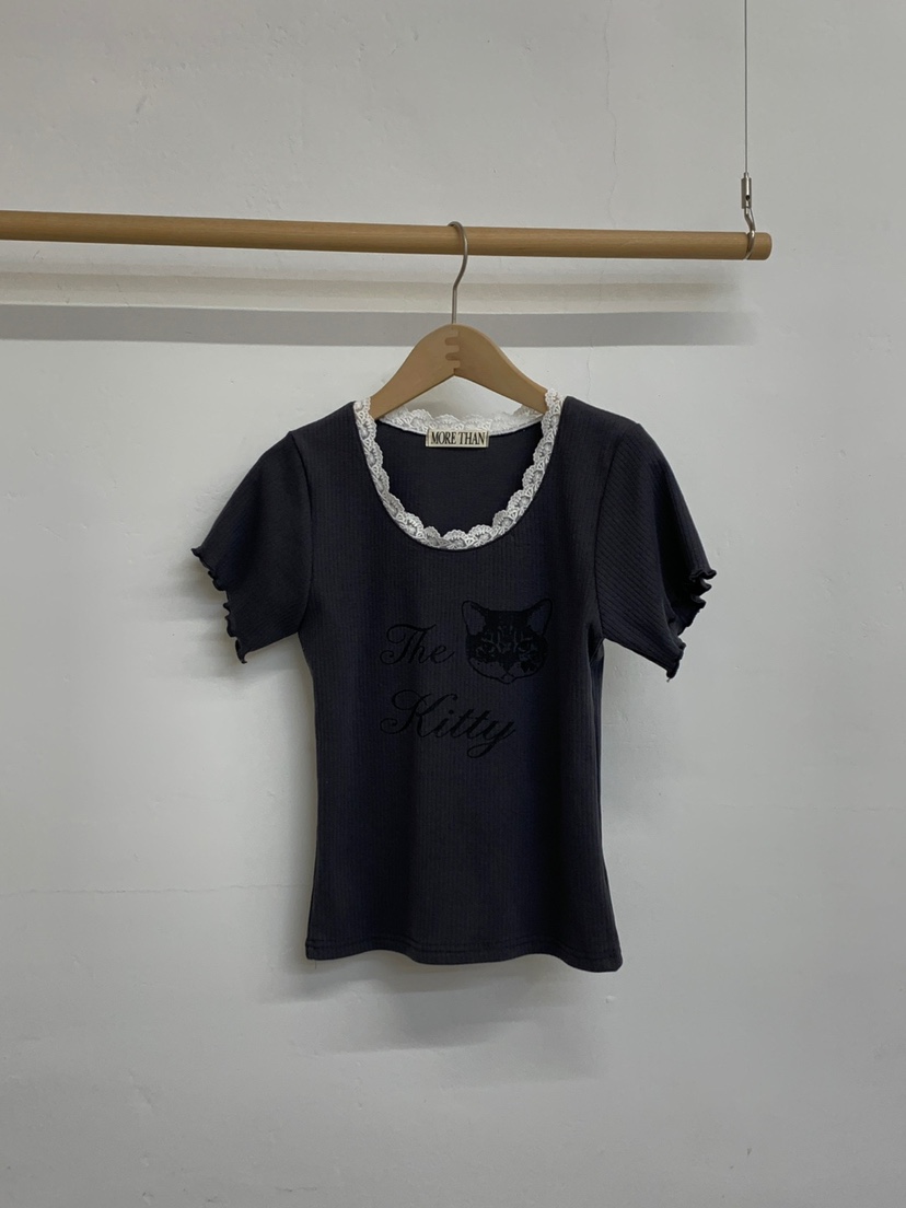 MORE THAN-P韓國㊣直郵東大門代購女裝新品人氣推薦休閑T恤MORE THANT恤圖色4