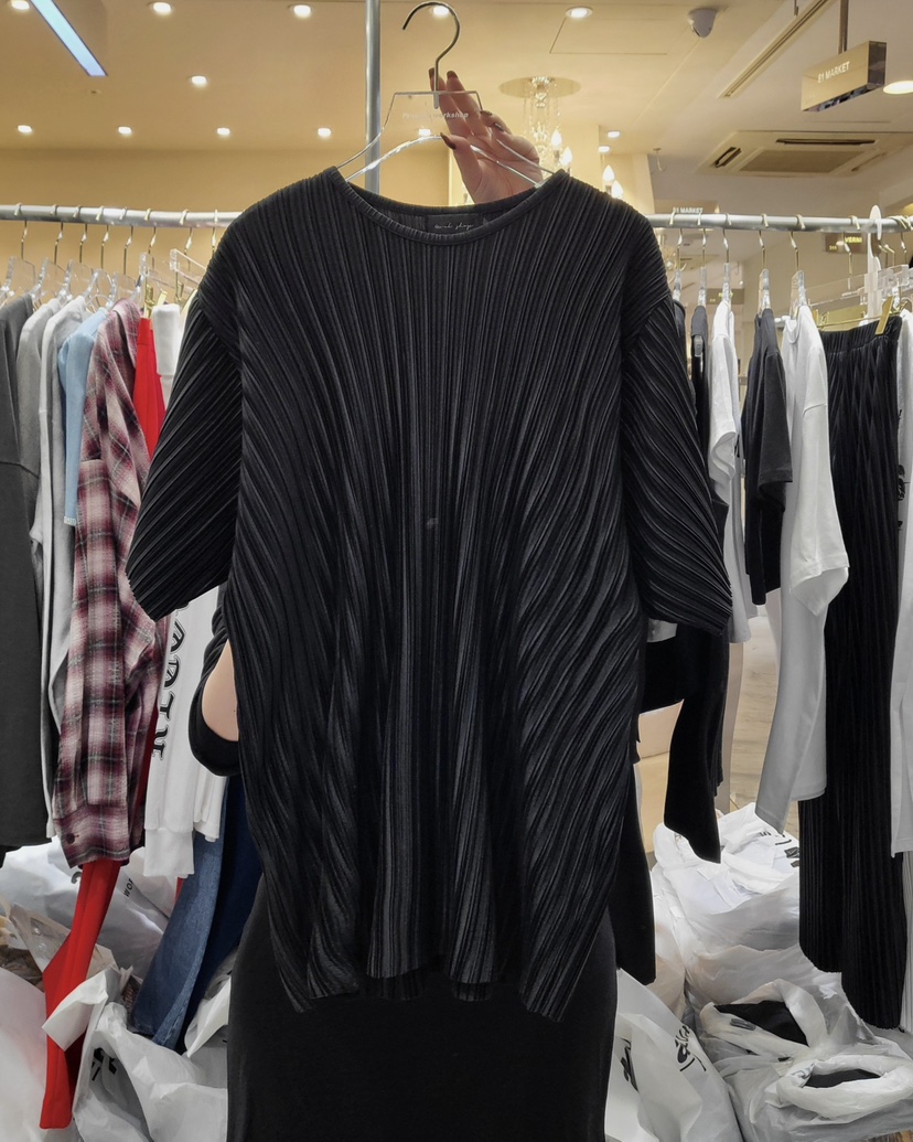 WORK SHOP韓國㊣直郵東大門代購女裝新款職業推薦25春夏T恤Work_shopT恤圖色2