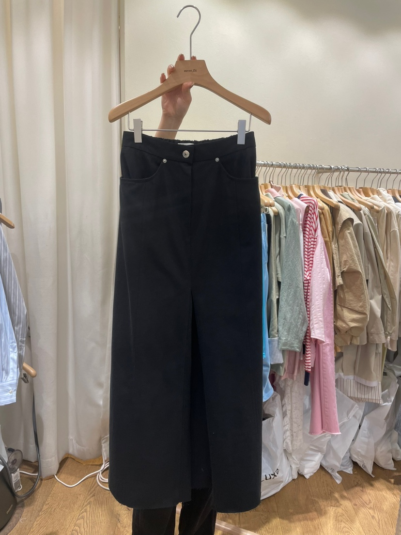 AUVERFIT直郵韓國代購㊣女裝新品休閑熱賣人氣25春夏職業長裙AUVERFIT長裙圖色3