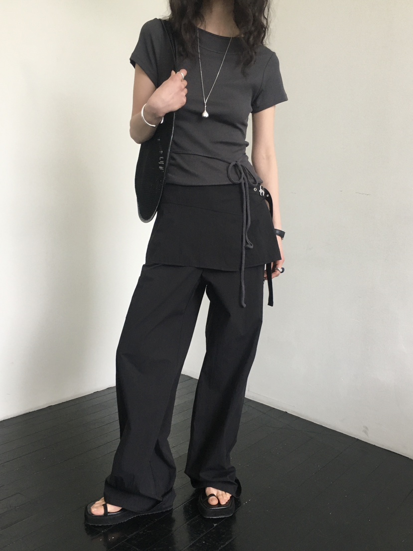 MONDAYMORING東大門實拍女士新款職業推薦休閑人氣25春夏裙褲MONDAYMORING裙褲