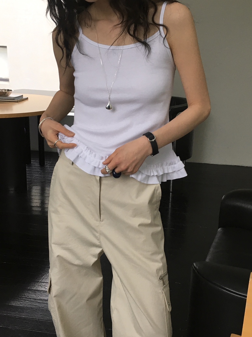 MONDAYMORING韓國直郵女裝新品時尚推薦職業休閑熱賣吊帶背心MONDAYMORING吊帶/背心