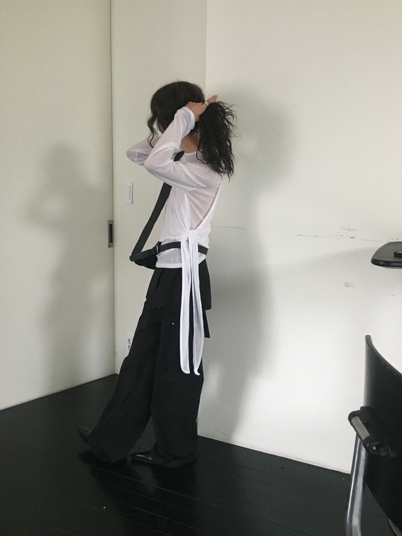 MONDAYMORING東大門實拍女士新款推薦職業時尚熱賣人氣長袖T恤MONDAYMORING長袖T恤