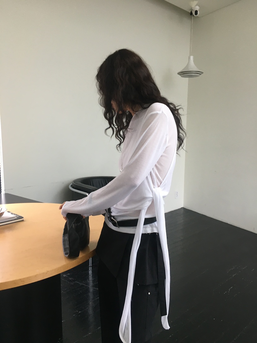 MONDAYMORING東大門實拍女士新款推薦職業時尚熱賣人氣長袖T恤MONDAYMORING長袖T恤