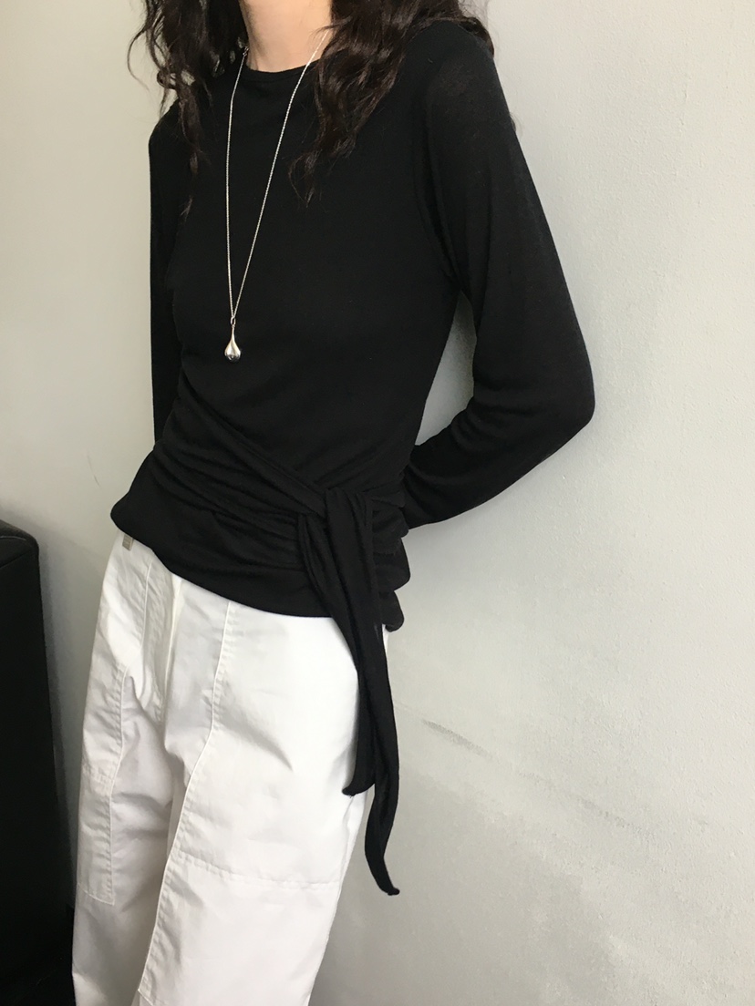 MONDAYMORING東大門實拍女士新款推薦職業時尚熱賣人氣長袖T恤MONDAYMORING長袖T恤