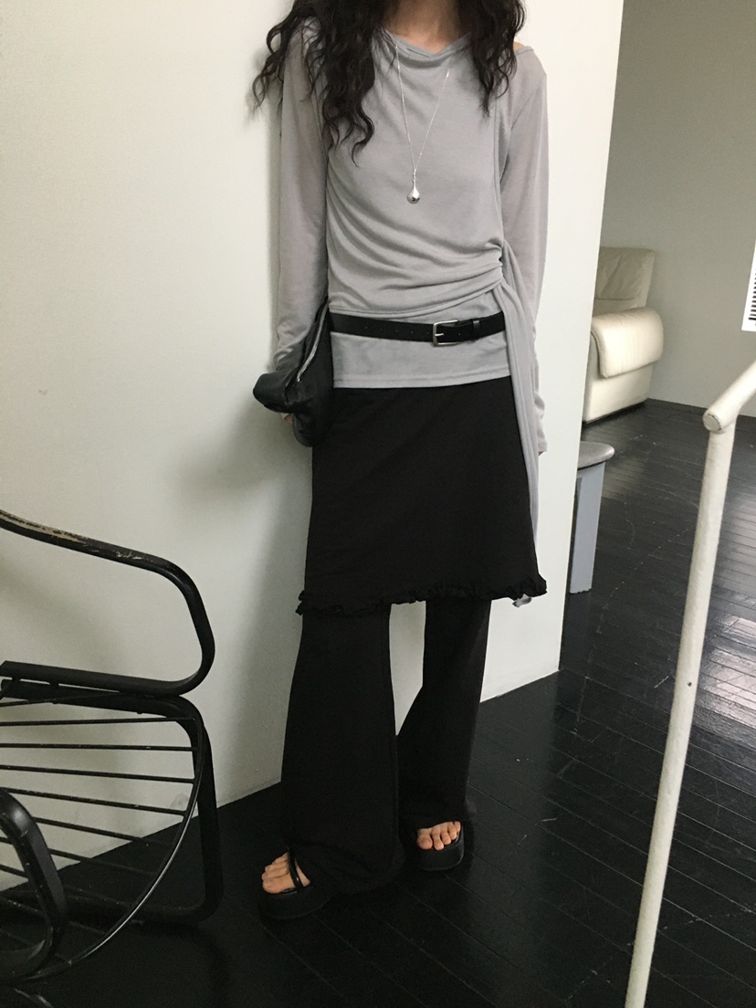 MONDAYMORING東大門實拍女士新款推薦職業時尚熱賣人氣長袖T恤MONDAYMORING長袖T恤